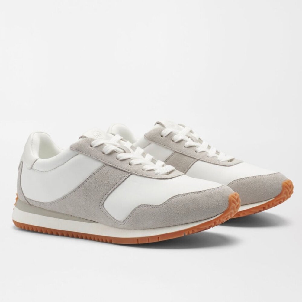 Peter Millar Flora Day Runner Women's Suede/fabric Golf shoes lace up sneakers 9